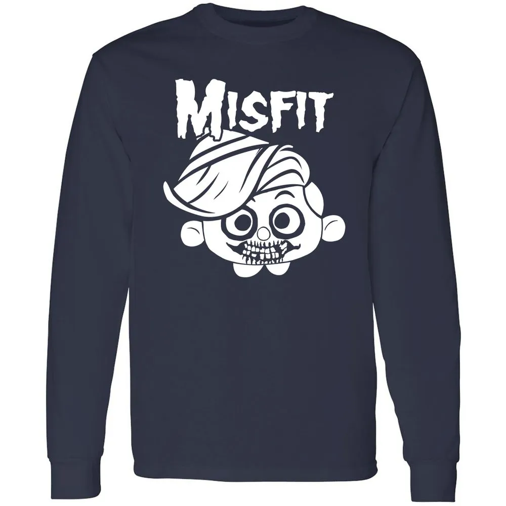 Long Sleeve T-Shirt - CKY2H4NH - Navy - 2