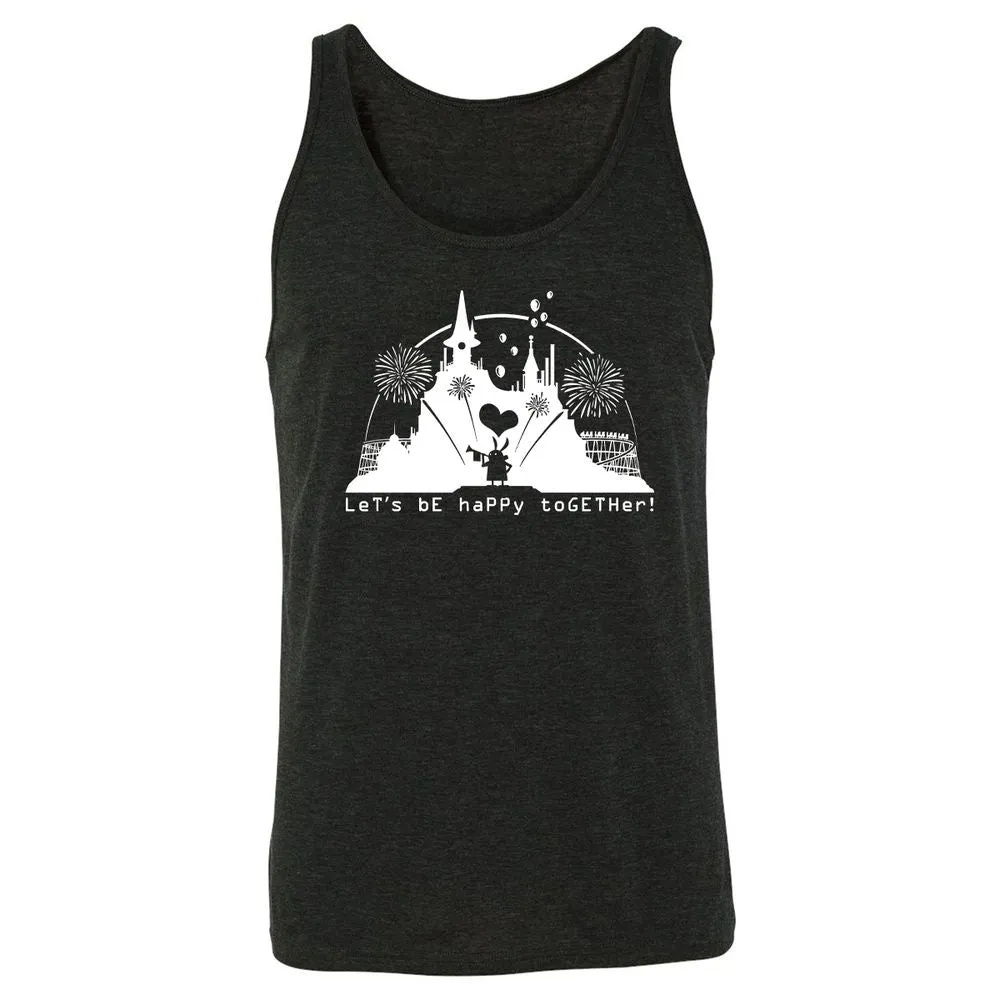 Unisex Jersey Tank - MXZ68PMH - Charcoal Black Triblend - 5