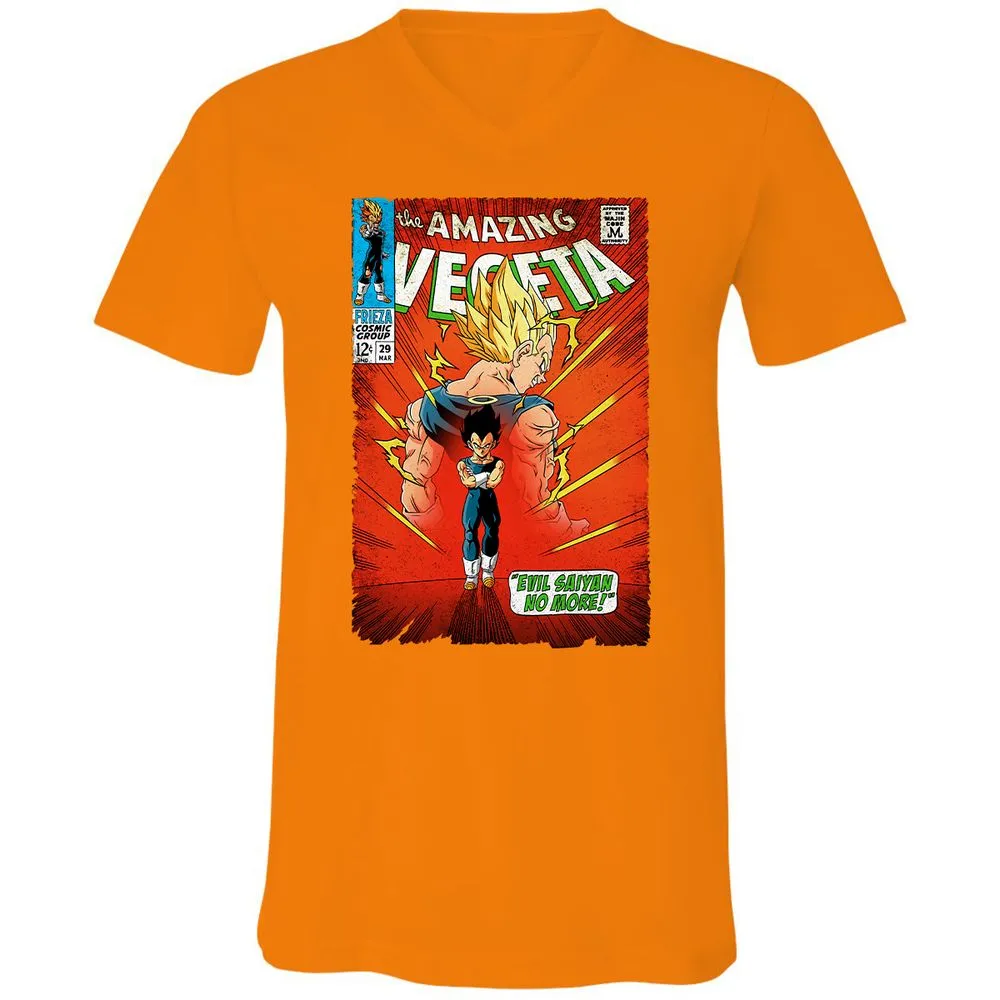 Unisex V-Neck T-Shirt - EADN7WRR - Orange - 11