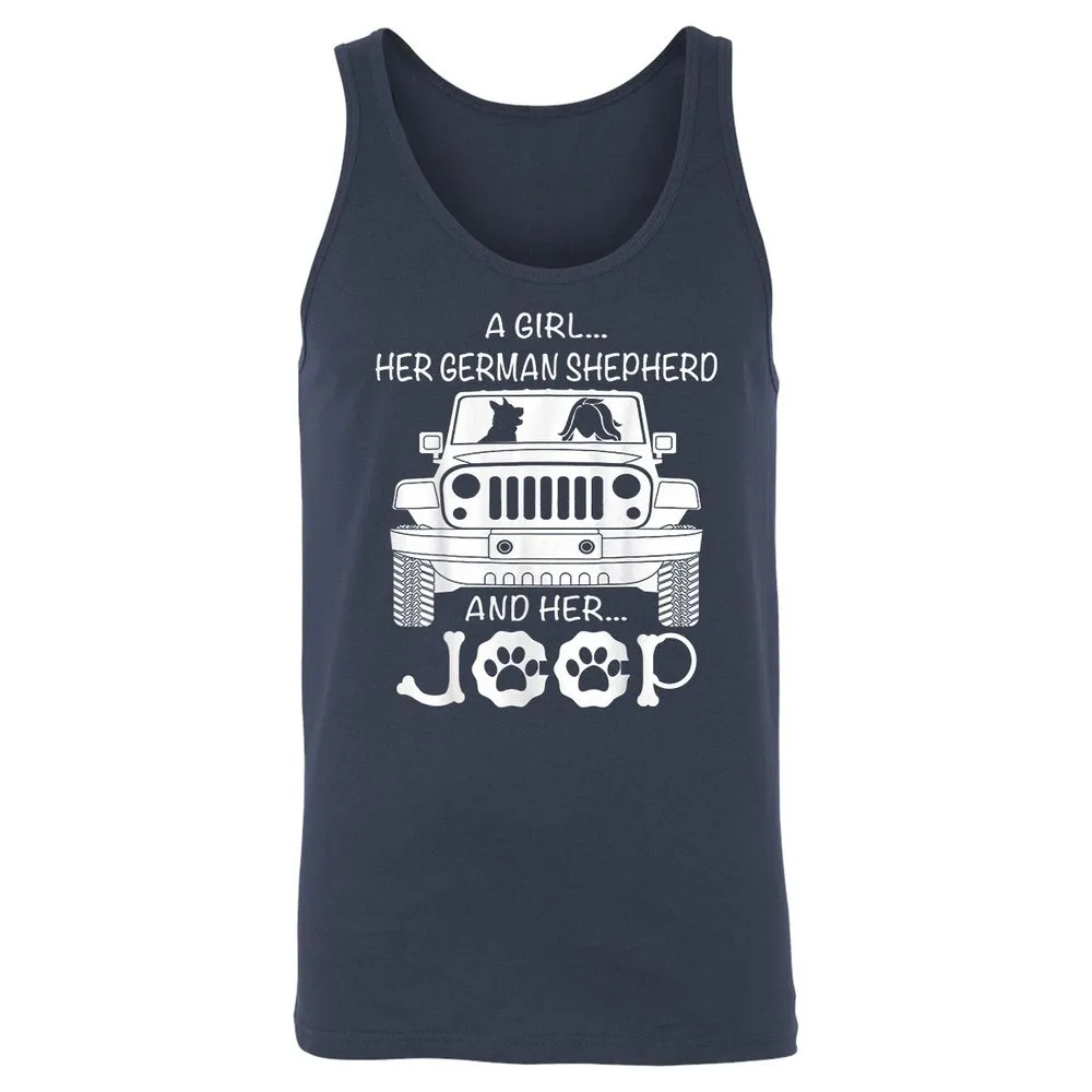 Unisex Jersey Tank - UAWYH527 - Navy - 2
