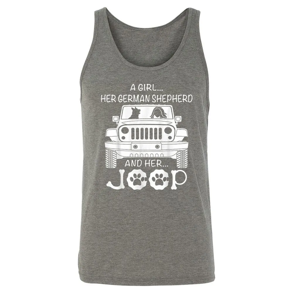 Unisex Jersey Tank - UAWYH527 - Grey Triblend - 8