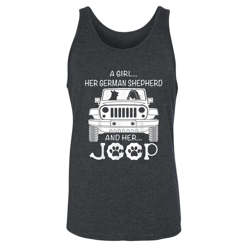 Unisex Jersey Tank - UAWYH527 - Dark Grey Heather - 6
