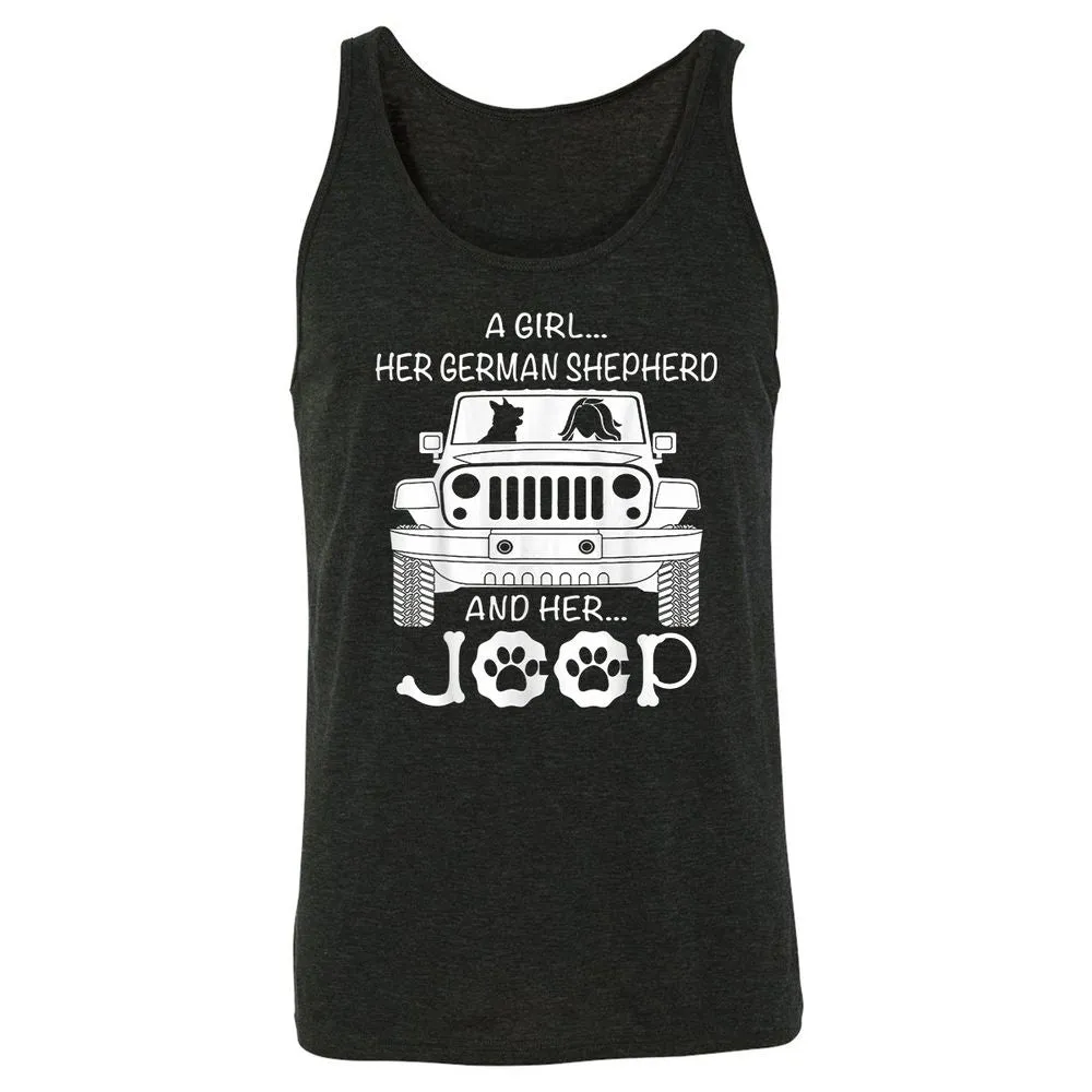 Unisex Jersey Tank - UAWYH527 - Charcoal Black Triblend - 5