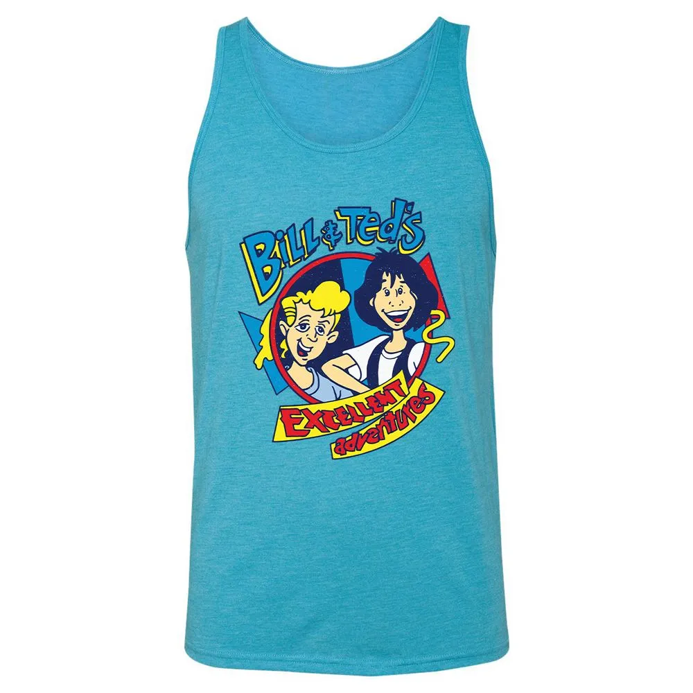 Unisex Jersey Tank - B4ZVLJVE - Aqua Triblend - 3