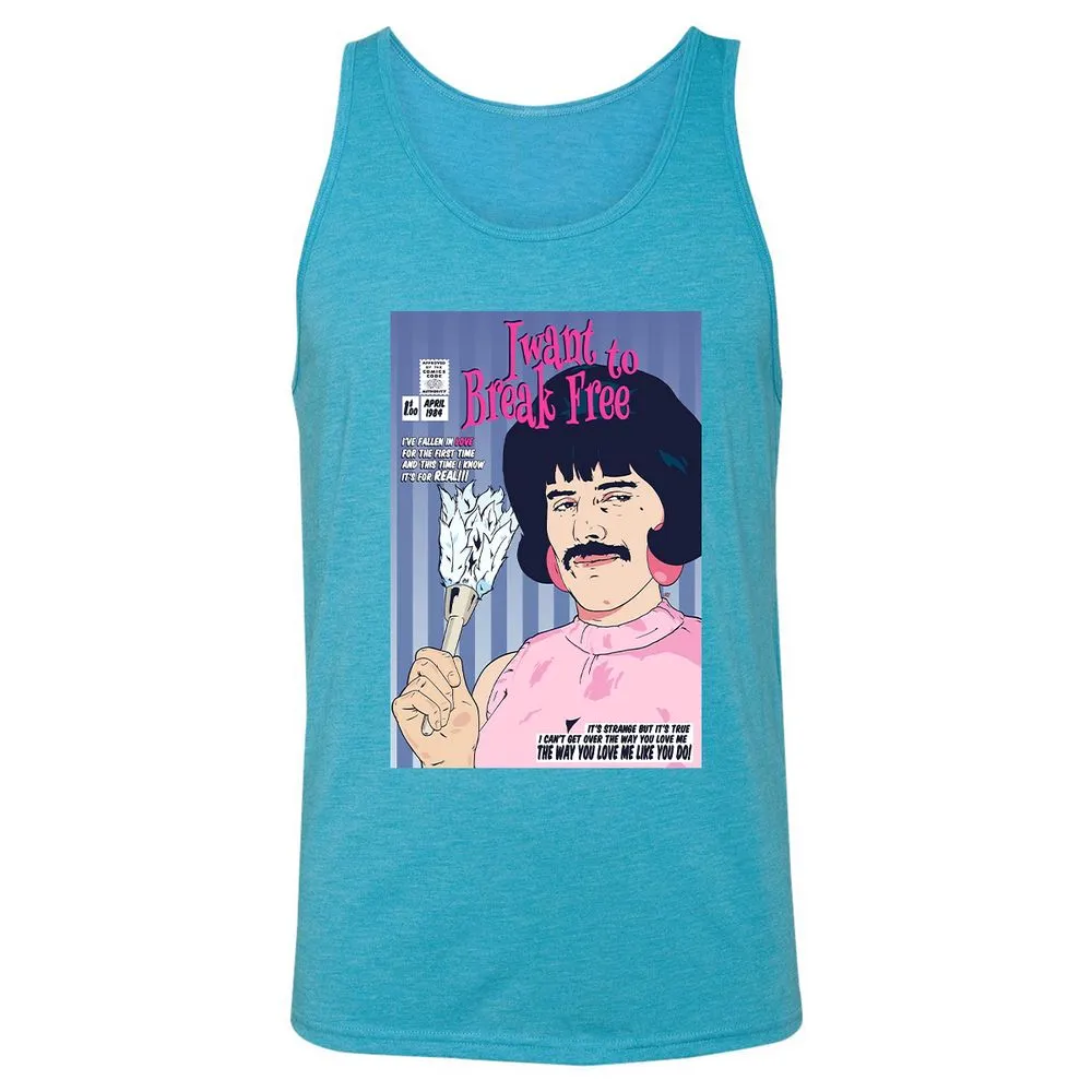 Unisex Jersey Tank - 9KNBL5D2 - Aqua Triblend - 3