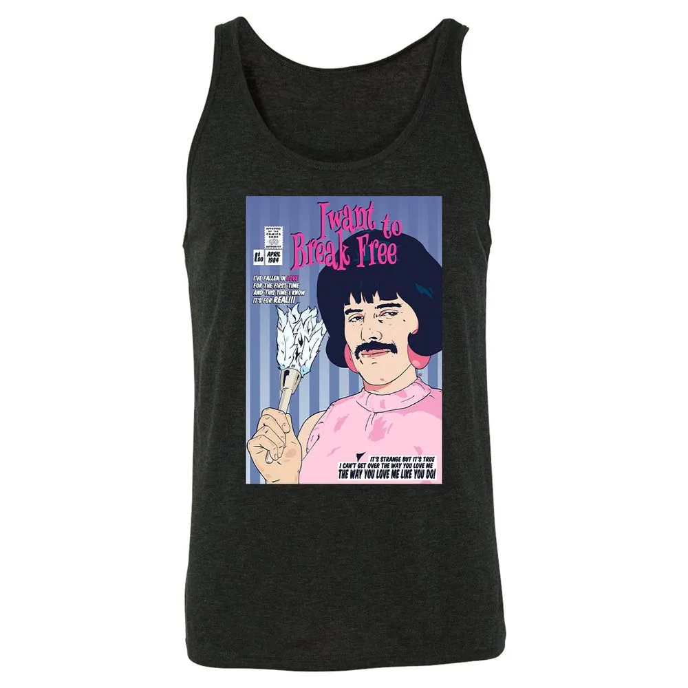 Unisex Jersey Tank - 9KNBL5D2 - Charcoal Black Triblend - 5