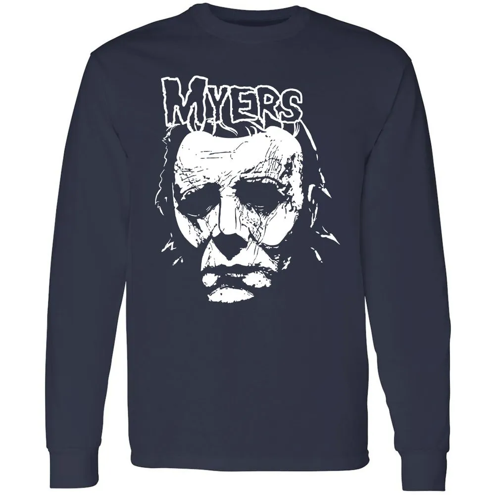 Long Sleeve T-Shirt - BWNNNXDB - Navy - 2