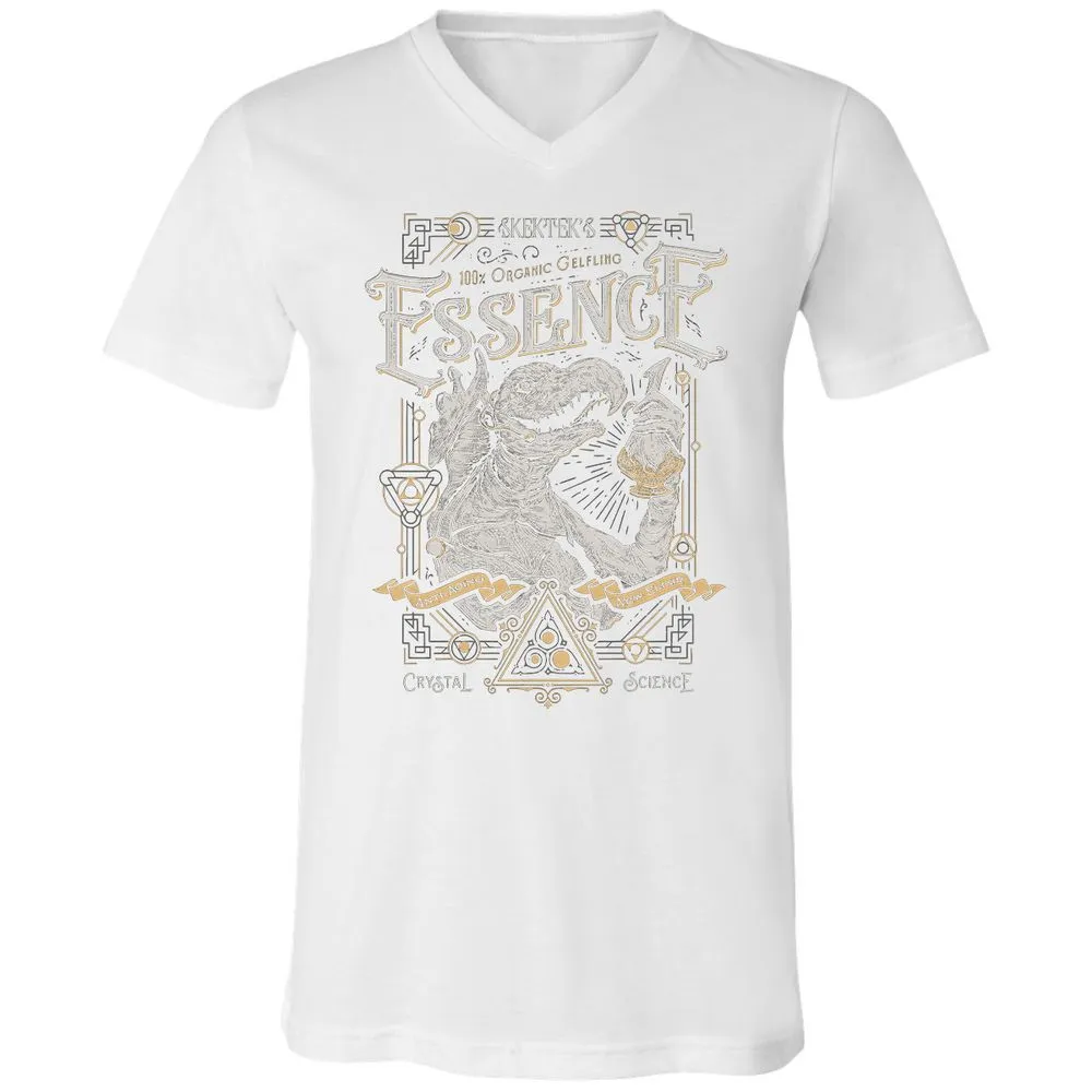 Unisex V-Neck T-Shirt - ZTDBW9XC - White - 5