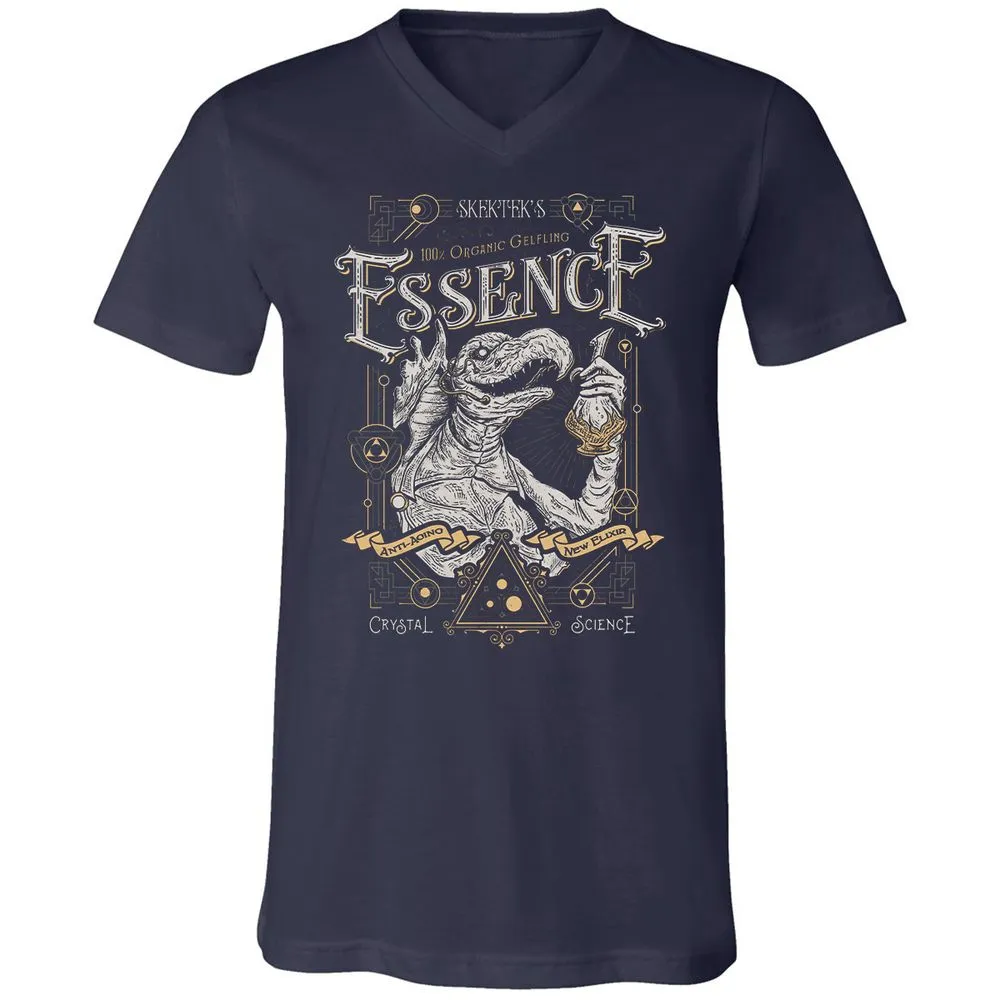 Unisex V-Neck T-Shirt - ZTDBW9XC - Navy - 2