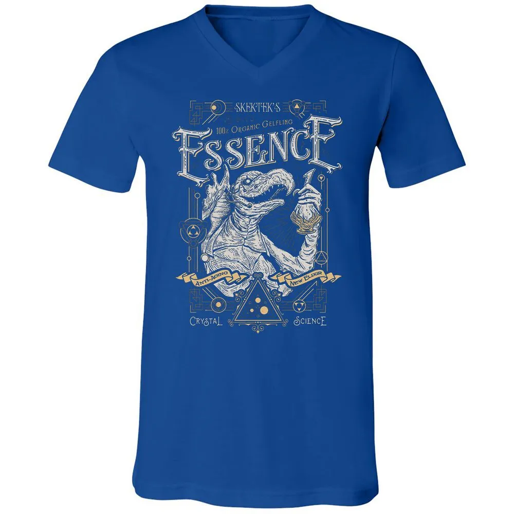 Unisex V-Neck T-Shirt - ZTDBW9XC - True Royal - 4