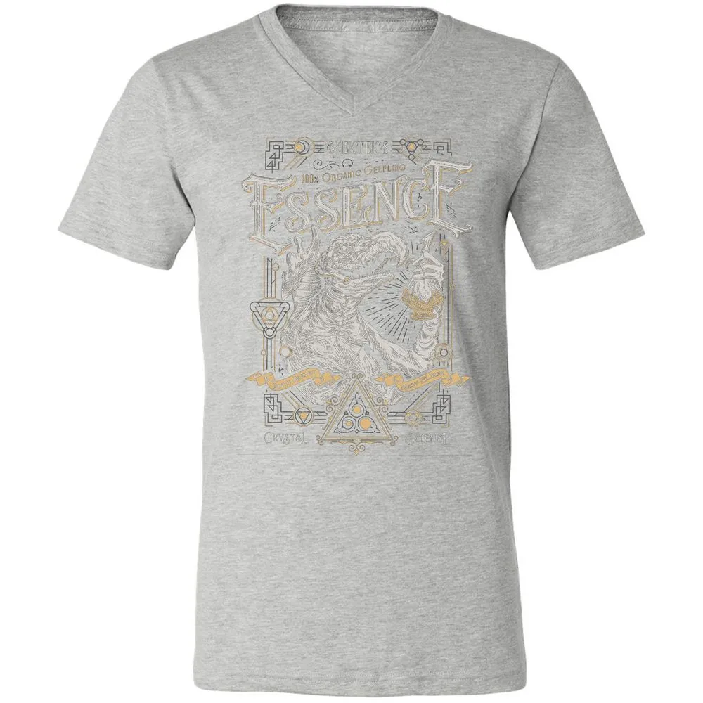 Unisex V-Neck T-Shirt - ZTDBW9XC - Athletic Heather - 7