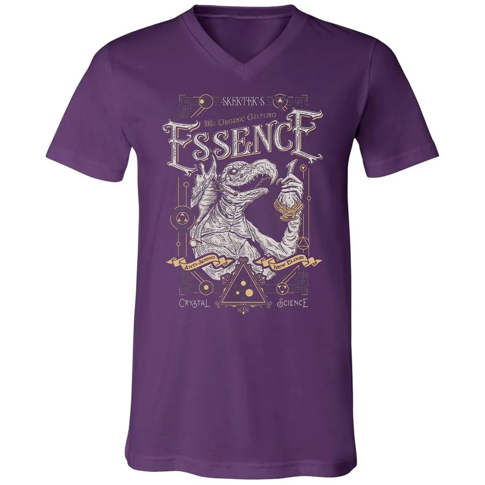 Unisex V-Neck T-Shirt - ZTDBW9XC - Team Purple - 9