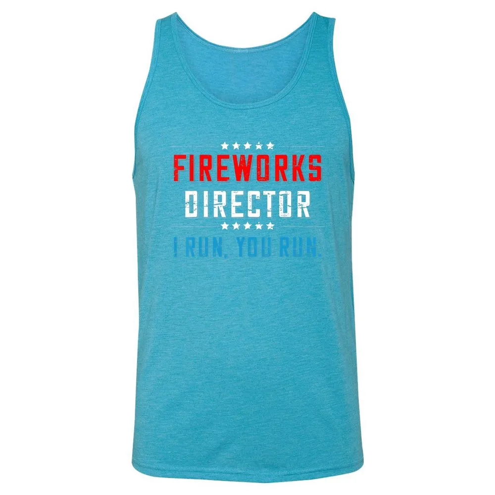 Unisex Jersey Tank - SB34KDMU - Aqua Triblend - 3