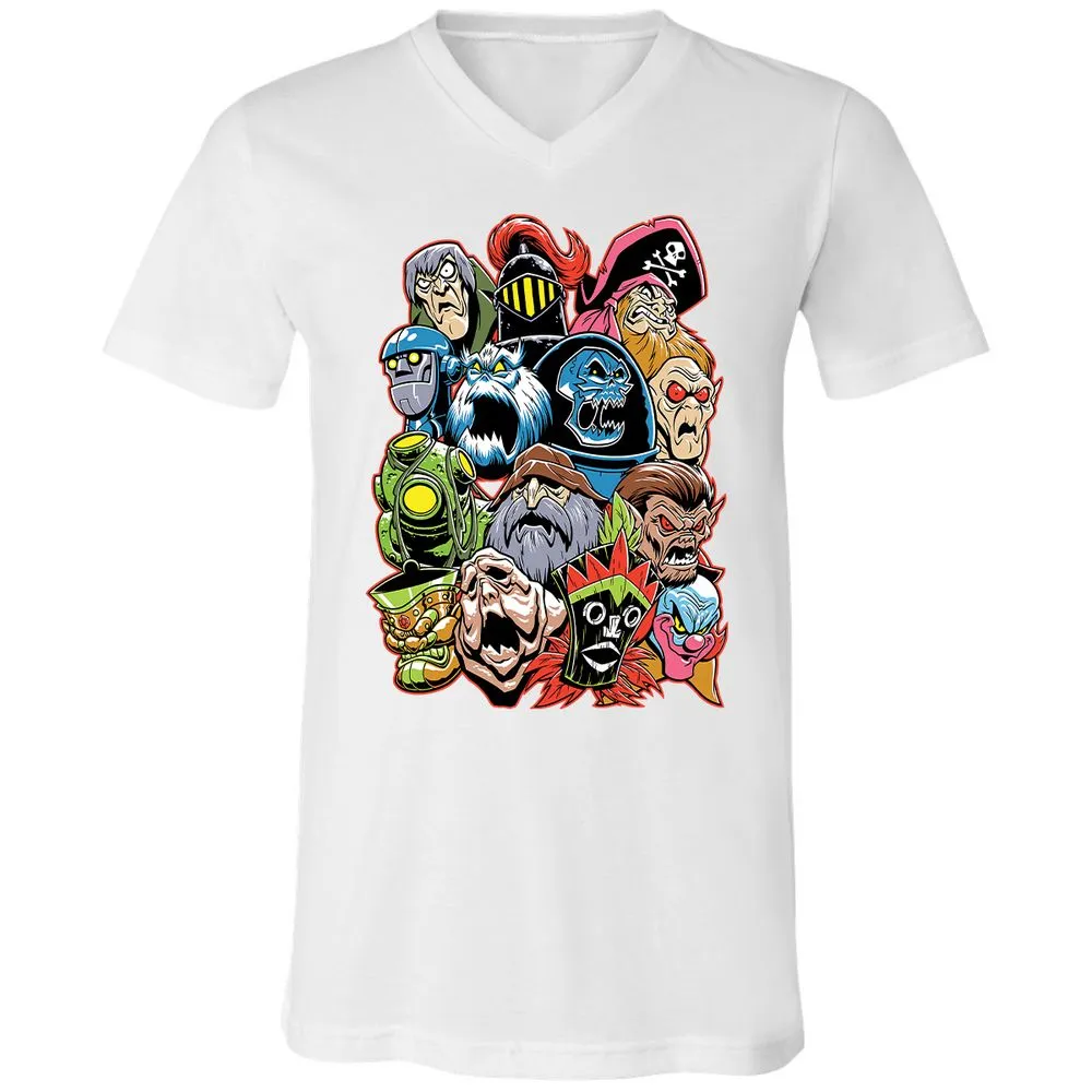 Unisex V-Neck T-Shirt - 6W5KJP6M - White - 5