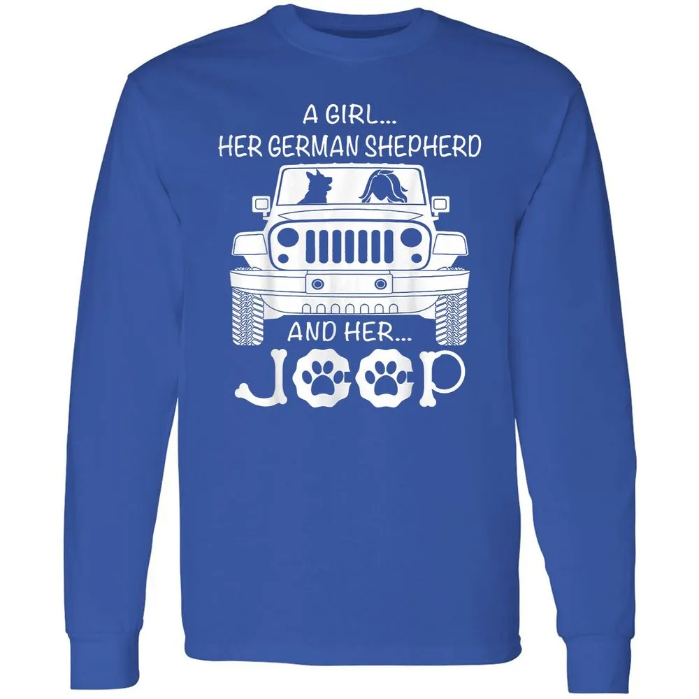 Long Sleeve T-Shirt - SVUVM4P9 - Royal - 8