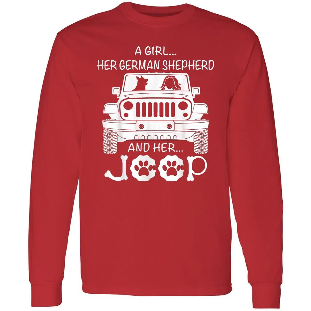 Long Sleeve T-Shirt - SVUVM4P9 - Red - 14