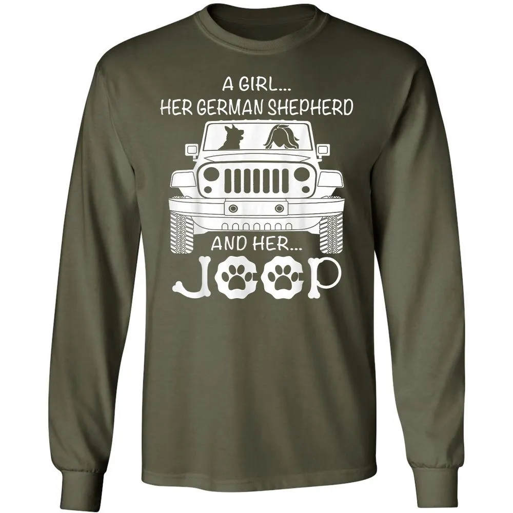 Long Sleeve T-Shirt - SVUVM4P9 - Military Green - 16