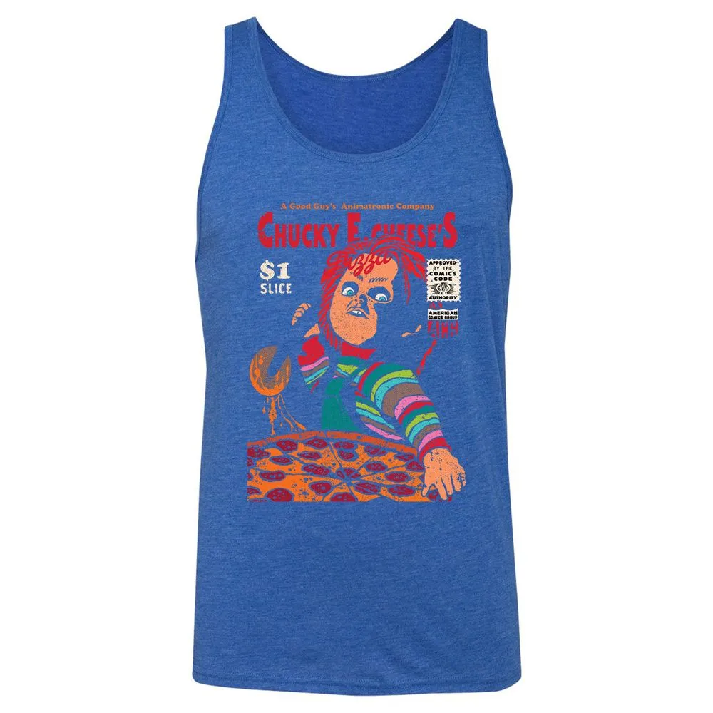 Unisex Jersey Tank - P9SGGFSW - True Royal Triblend - 12