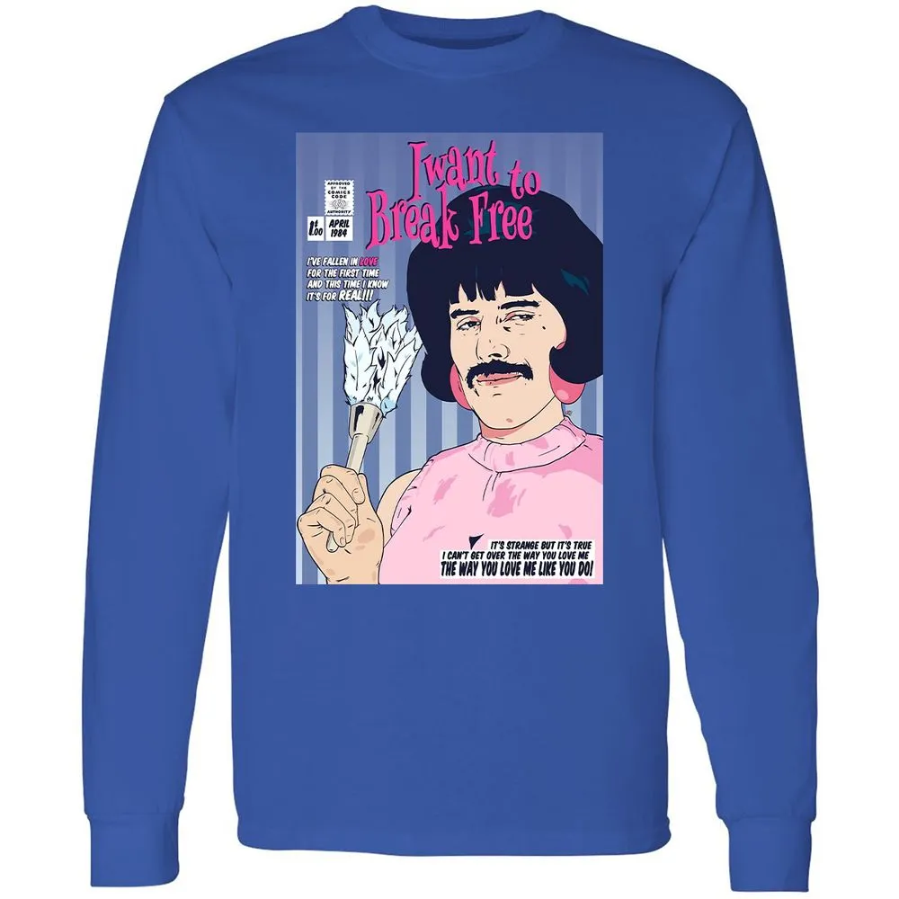 Long Sleeve T-Shirt - W4QMWAU3 - Royal - 8