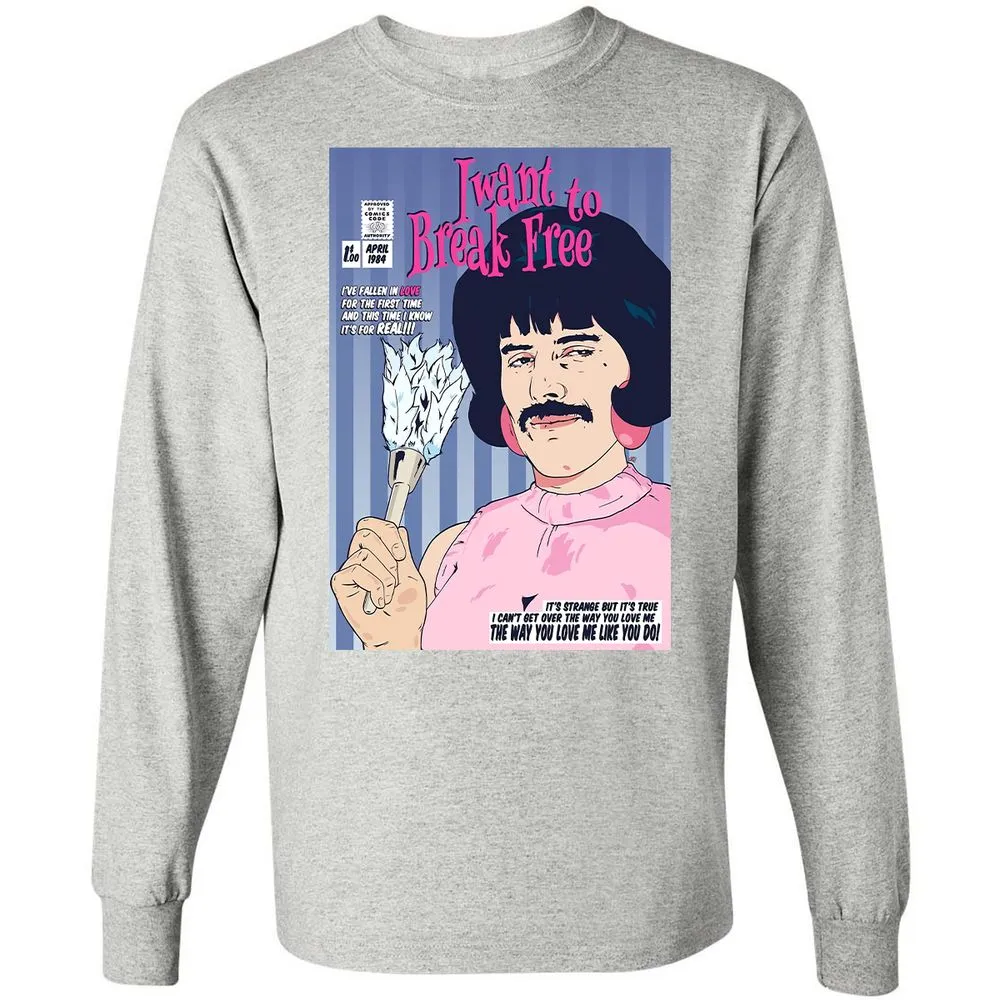 Long Sleeve T-Shirt - W4QMWAU3 - Ash - 7