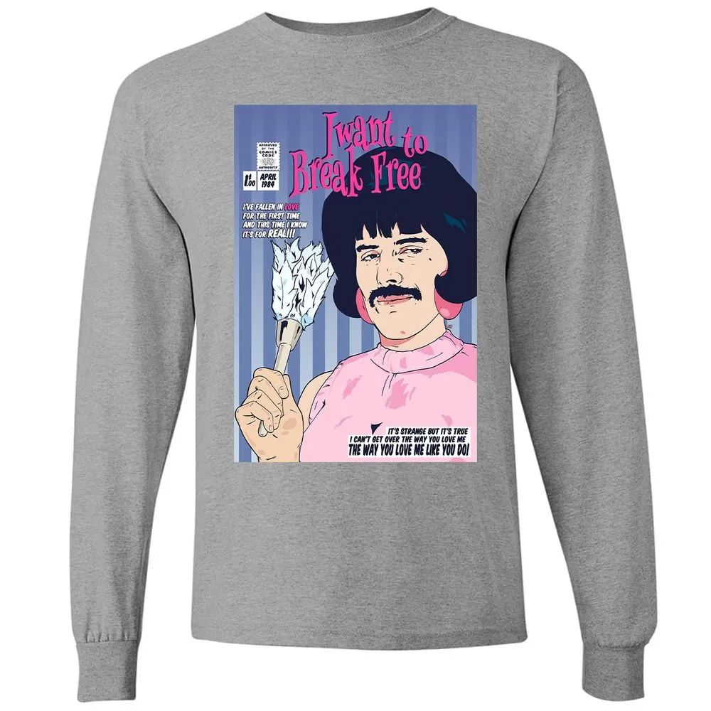 Long Sleeve T-Shirt - W4QMWAU3 - Graphite Heather - 6
