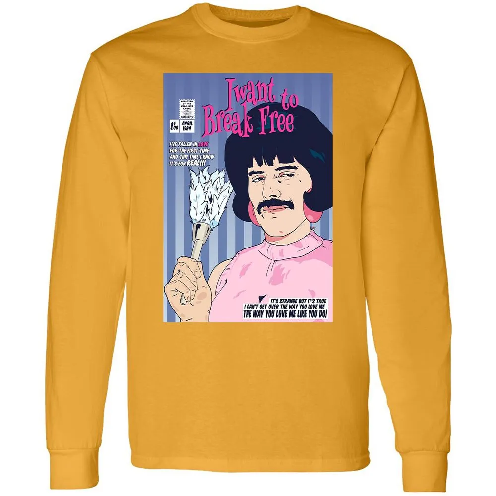 Long Sleeve T-Shirt - W4QMWAU3 - Gold - 9