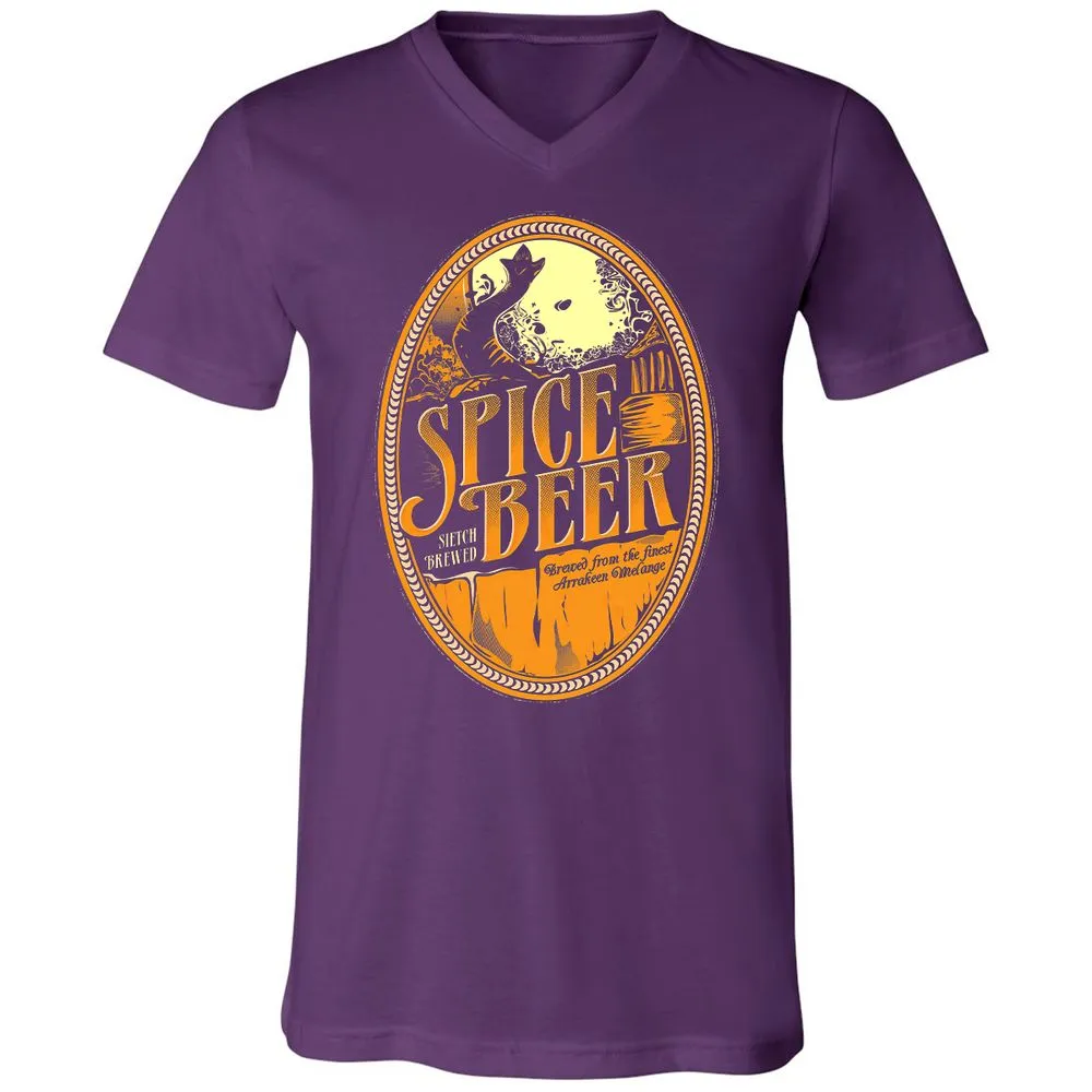 Unisex V-Neck T-Shirt - VQC13G12 - Team Purple - 9