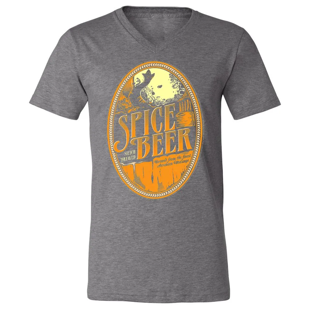 Unisex V-Neck T-Shirt - VQC13G12 - Deep Heather - 13