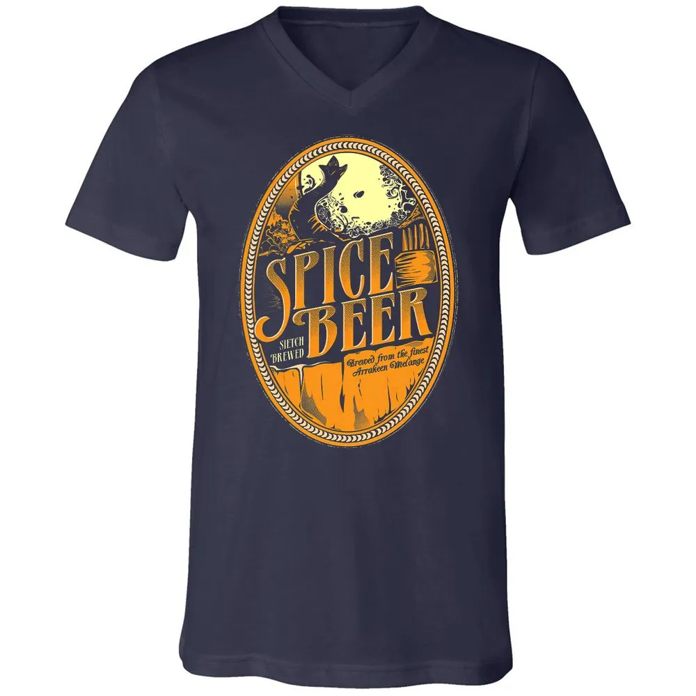 Unisex V-Neck T-Shirt - VQC13G12 - Navy - 2