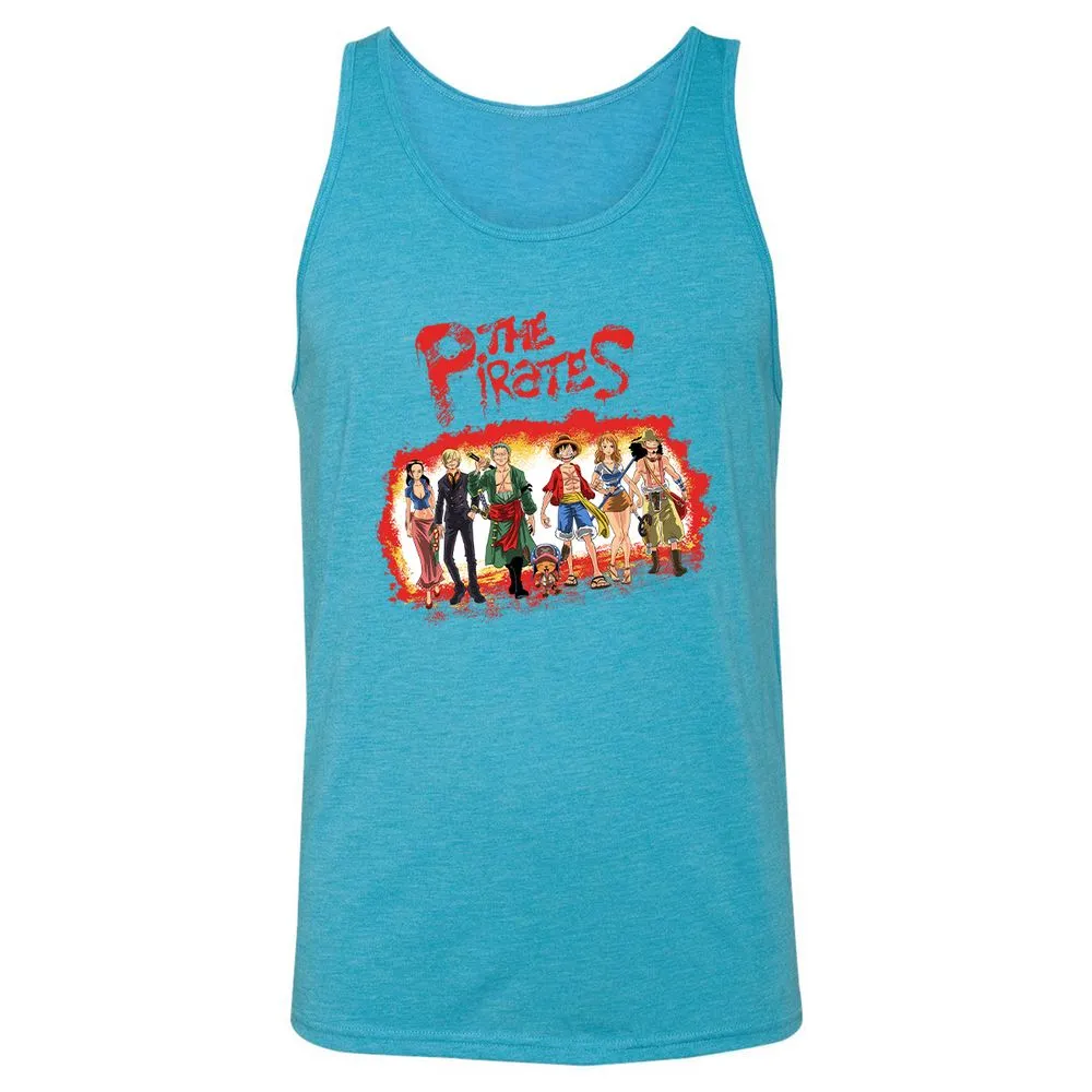 Unisex Jersey Tank - XGSEZ7H7 - Aqua Triblend - 3