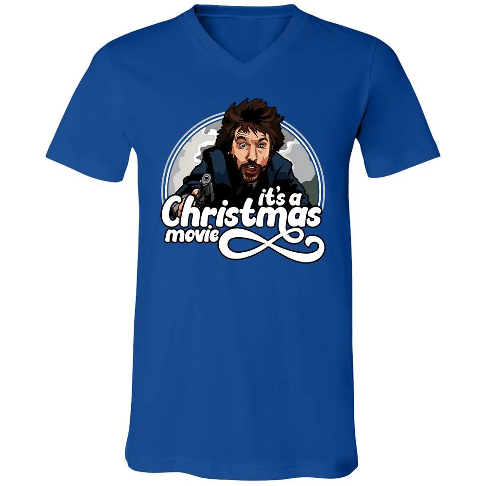 Unisex V-Neck T-Shirt - 2F8ERZPU - True Royal - 4