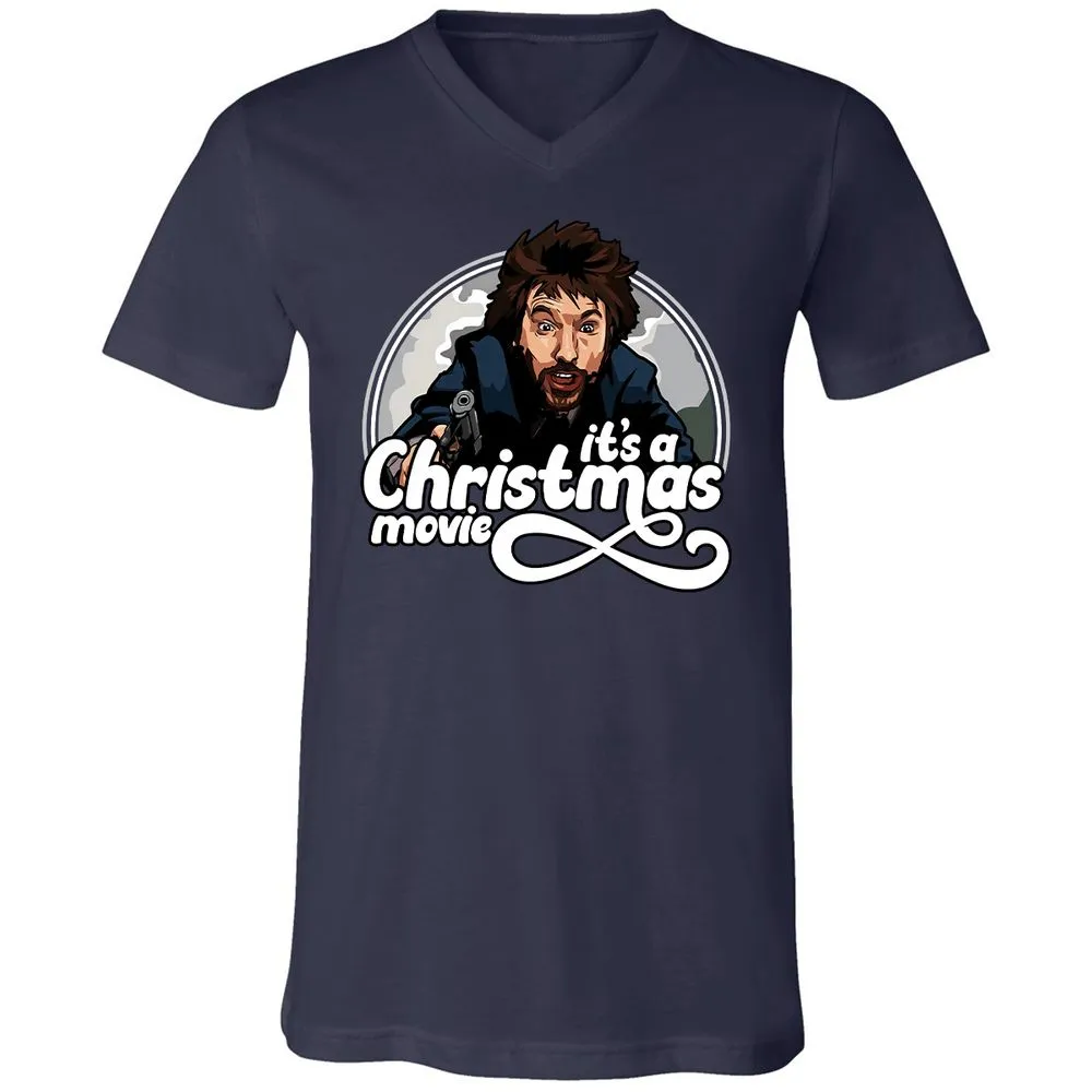 Unisex V-Neck T-Shirt - 2F8ERZPU - Navy - 2
