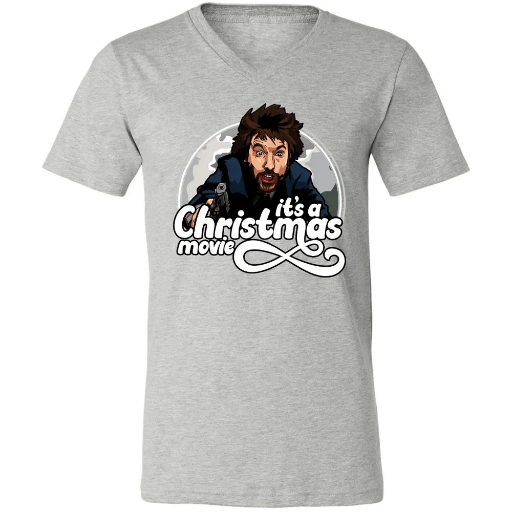 Unisex V-Neck T-Shirt - 2F8ERZPU - Athletic Heather - 7
