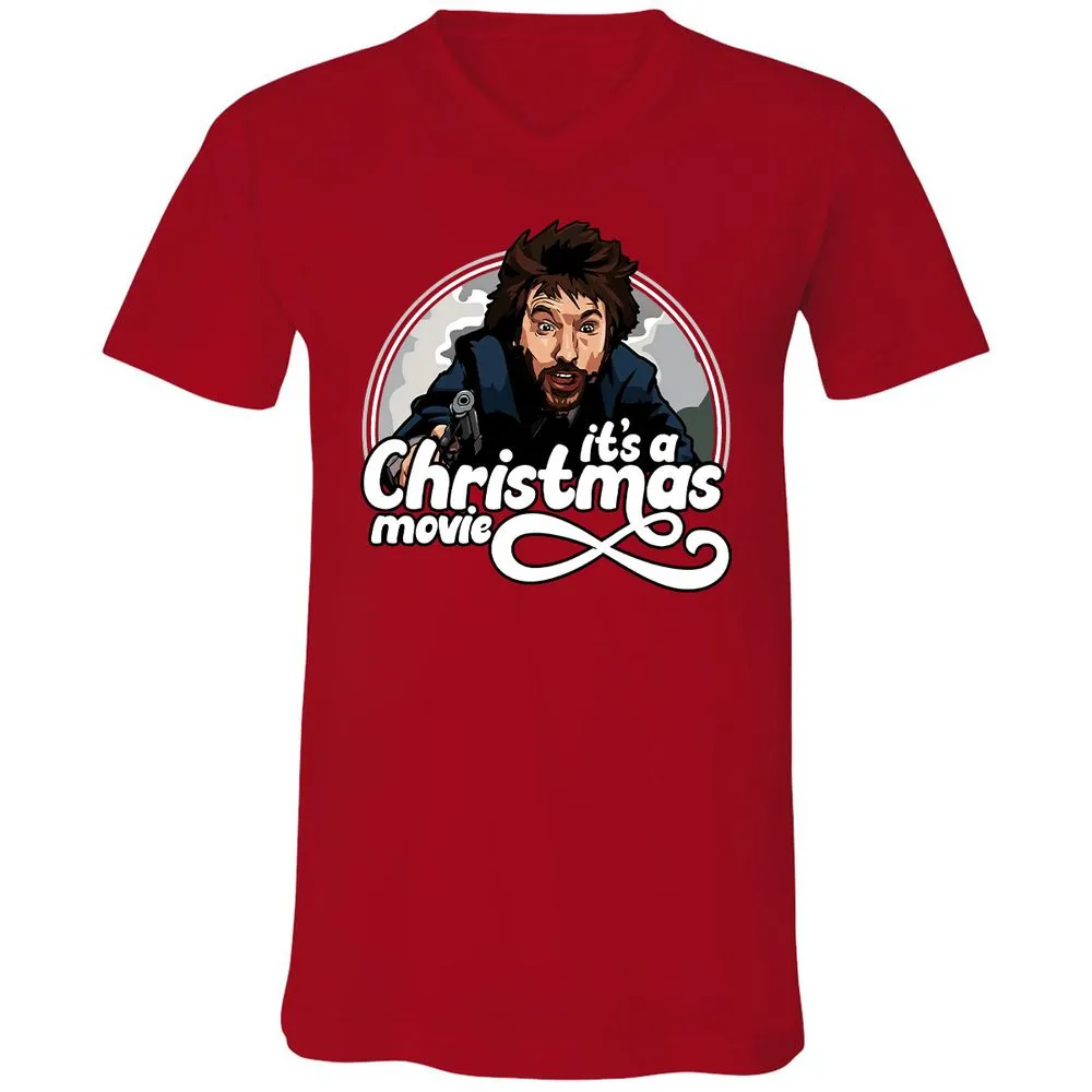 Unisex V-Neck T-Shirt - 2F8ERZPU - Red - 3