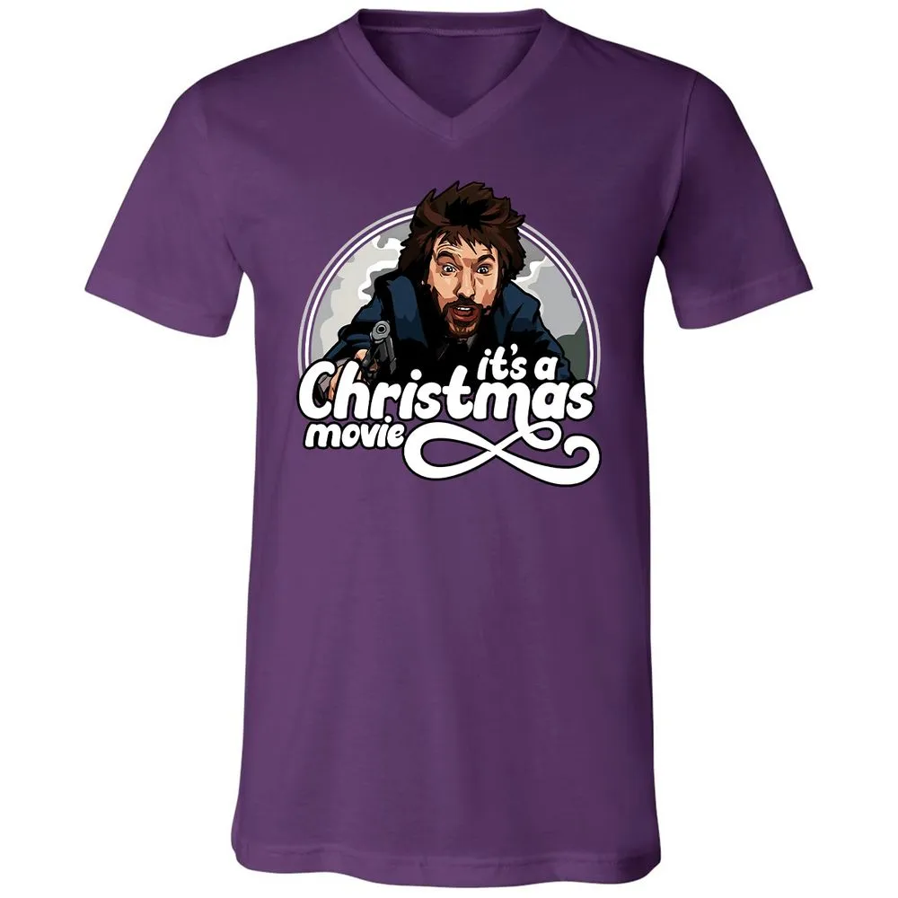 Unisex V-Neck T-Shirt - 2F8ERZPU - Team Purple - 9