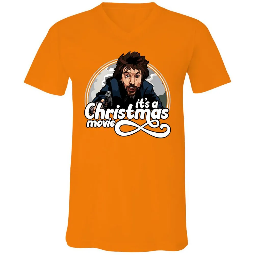 Unisex V-Neck T-Shirt - 2F8ERZPU - Orange - 11