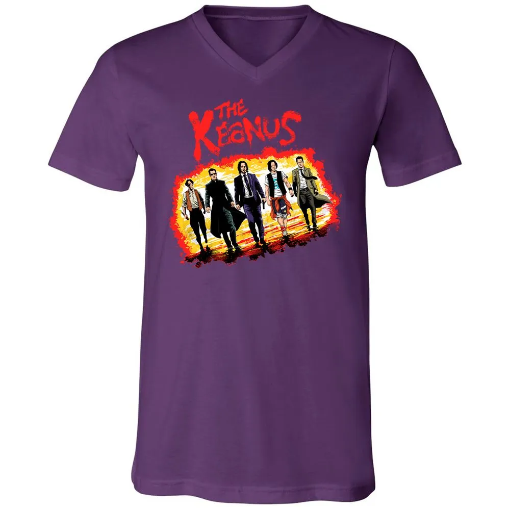 Unisex V-Neck T-Shirt - H3EJ3UFF - Team Purple - 9