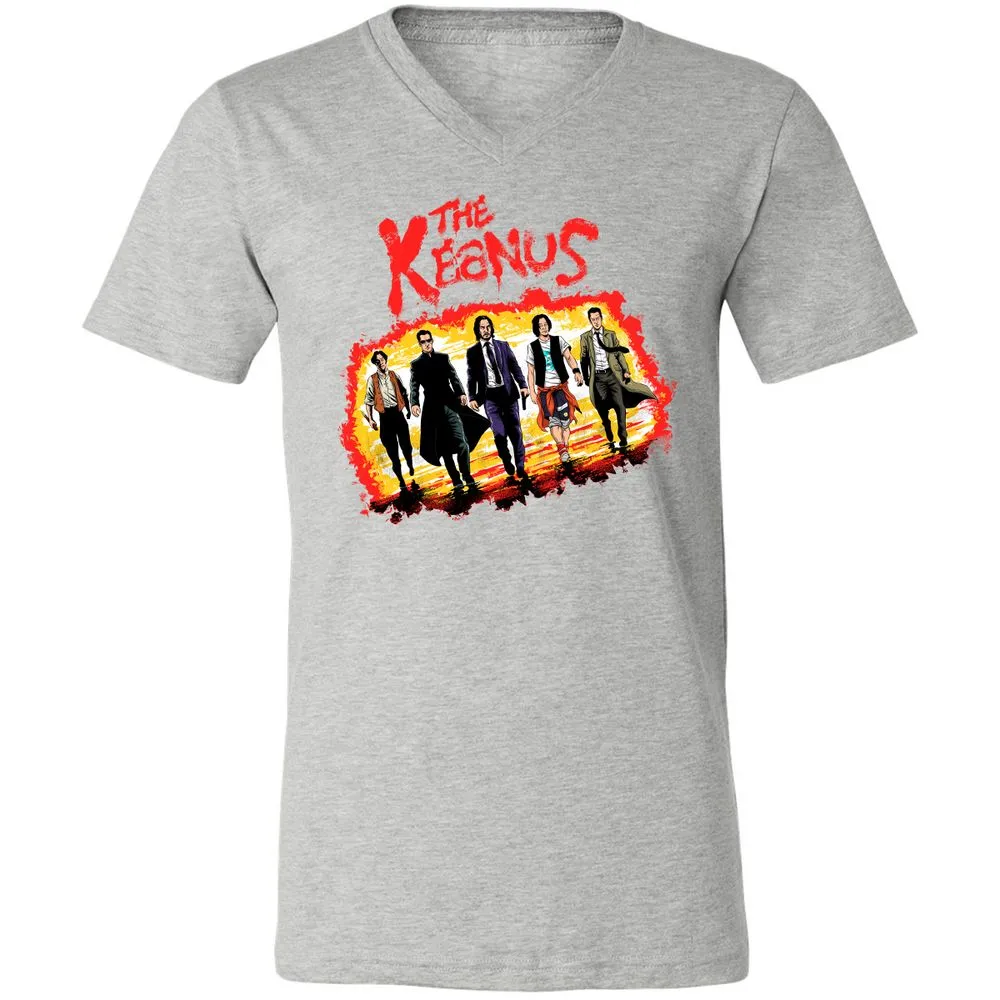 Unisex V-Neck T-Shirt - H3EJ3UFF - Athletic Heather - 7