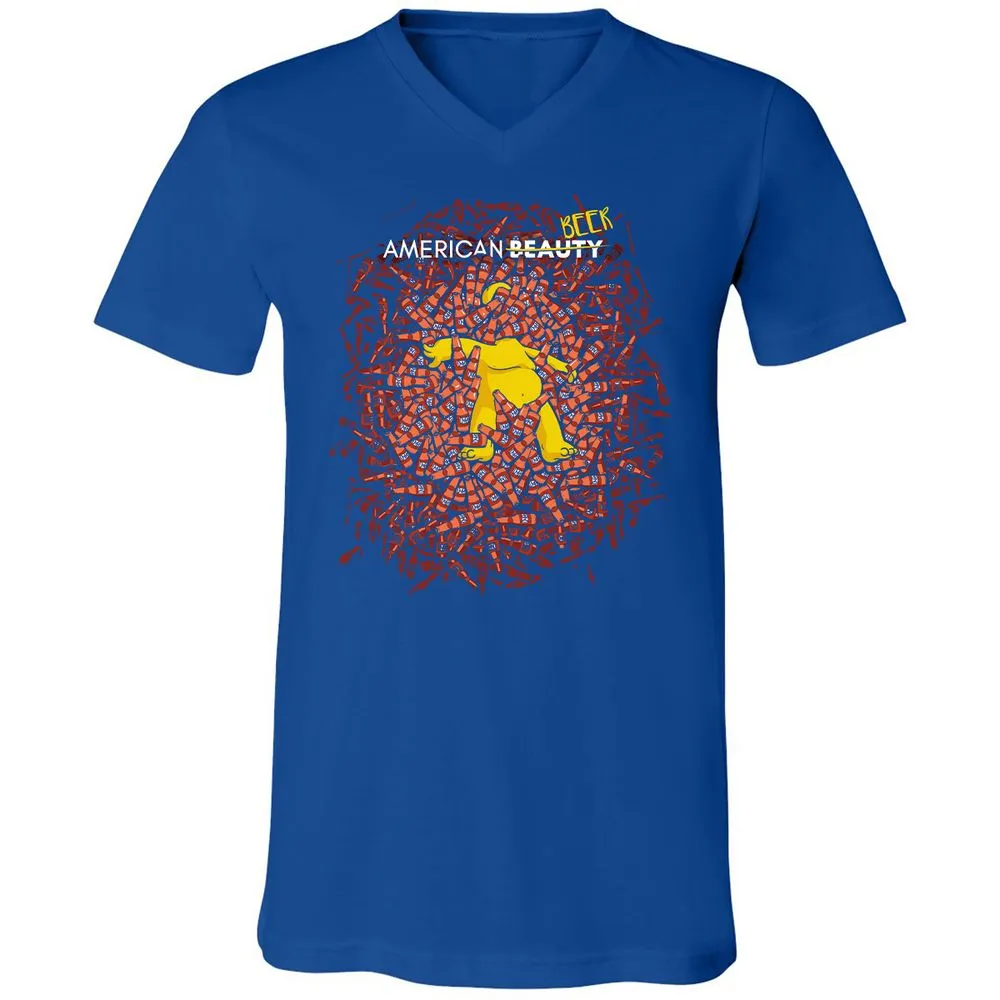 Unisex V-Neck T-Shirt - K9KWGCDF - True Royal - 4
