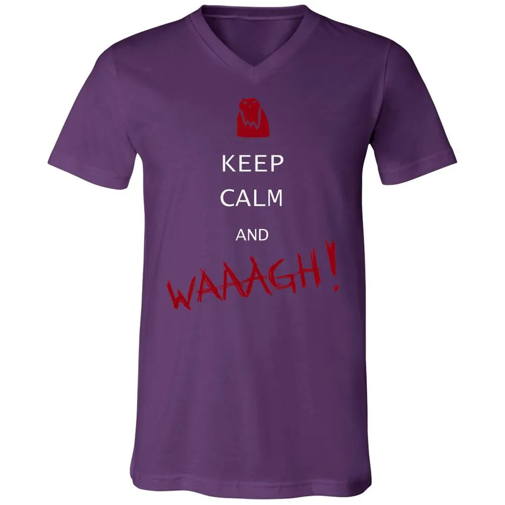 Unisex V-Neck T-Shirt - 4PCUZHVR - Team Purple - 9