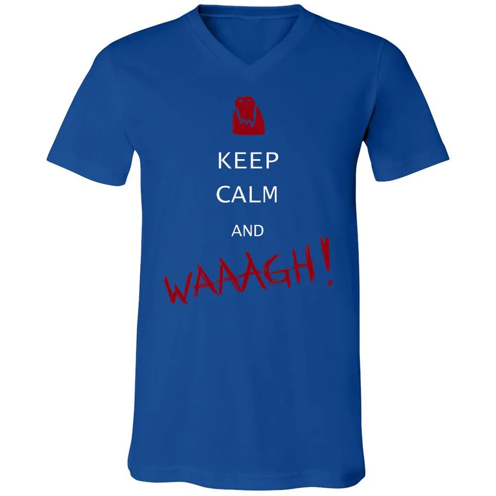 Unisex V-Neck T-Shirt - 4PCUZHVR - True Royal - 4