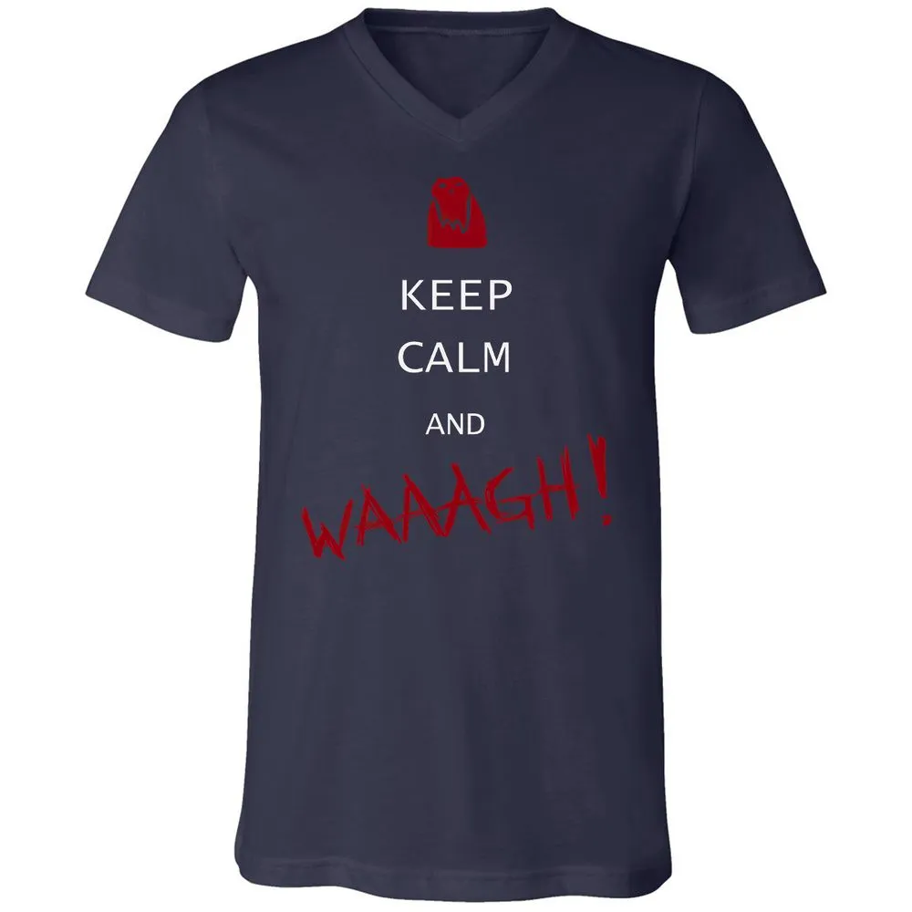 Unisex V-Neck T-Shirt - 4PCUZHVR - Navy - 2