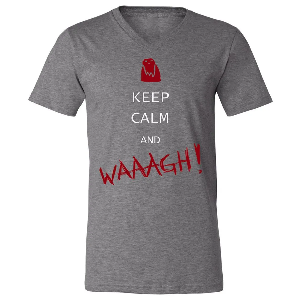 Unisex V-Neck T-Shirt - 4PCUZHVR - Deep Heather - 13