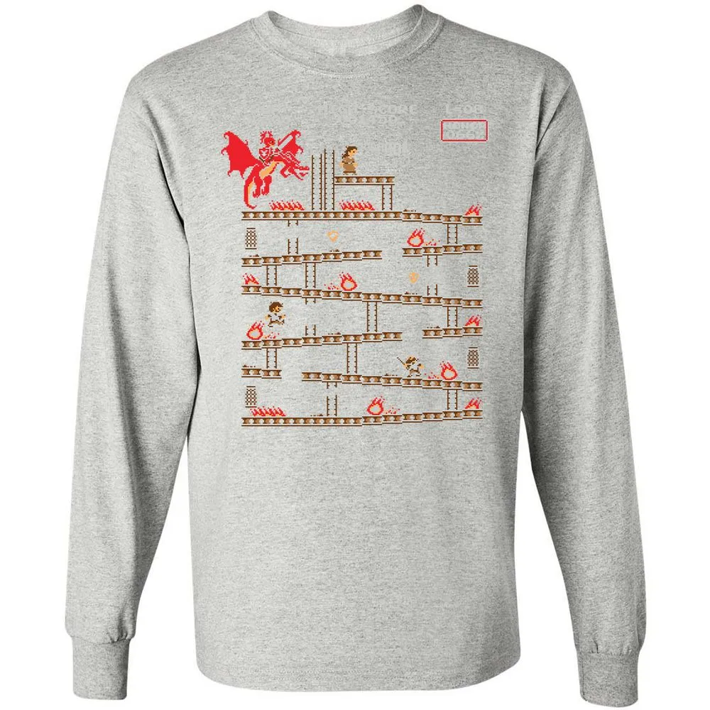 Long Sleeve T-Shirt - 3UL1MVSC - Ash - 7