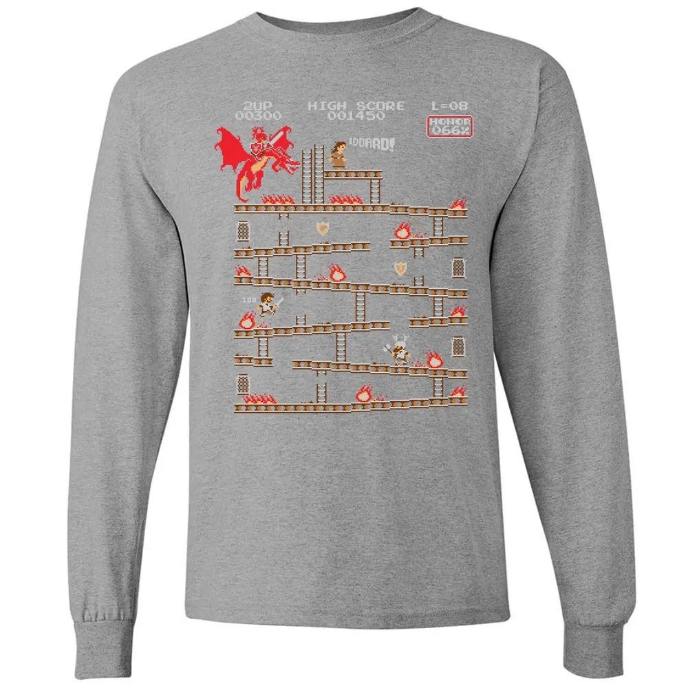 Long Sleeve T-Shirt - 3UL1MVSC - Graphite Heather - 6