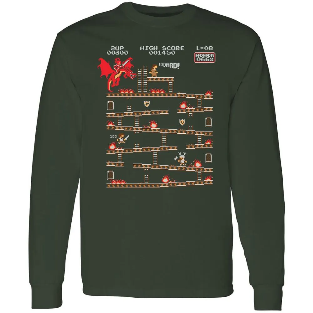 Long Sleeve T-Shirt - 3UL1MVSC - Forest Green - 4
