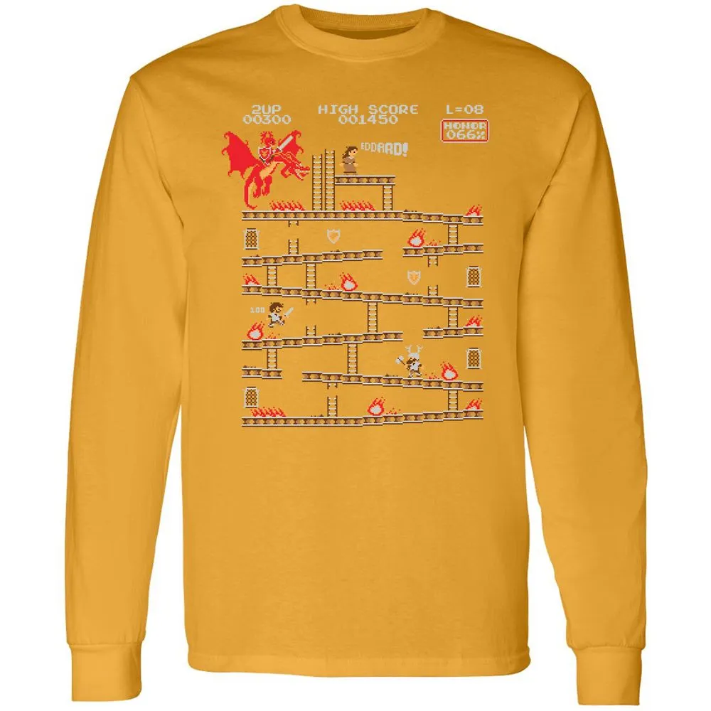 Long Sleeve T-Shirt - 3UL1MVSC - Gold - 9