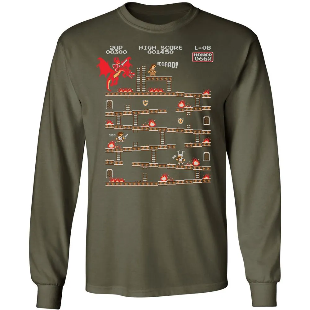 Long Sleeve T-Shirt - 3UL1MVSC - Military Green - 16
