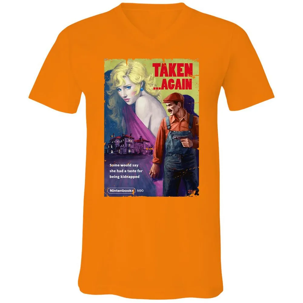 Unisex V-Neck T-Shirt - 476S3AUC - Orange - 11