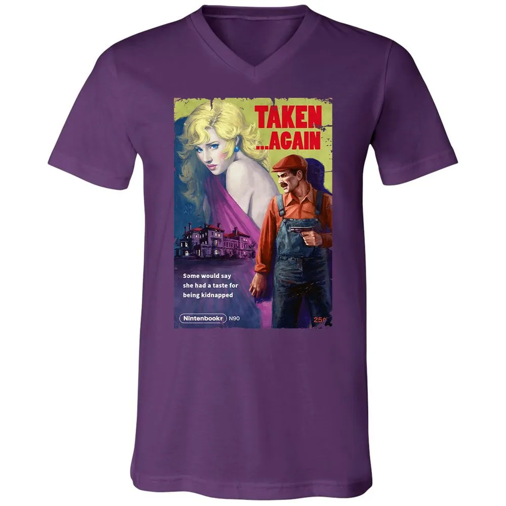 Unisex V-Neck T-Shirt - 476S3AUC - Team Purple - 9